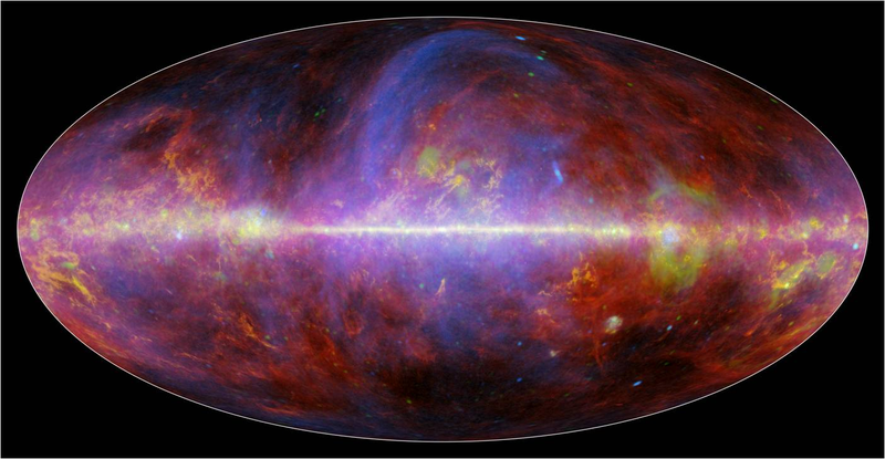 Illustration for article titled Nuevos mapas de la Vía Láctea muestran cómo fue el origen del Universo